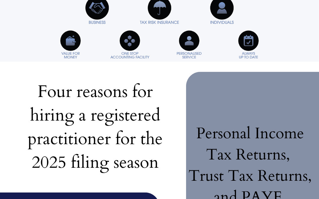 Four Reasons For Hiring A Registered Practitioner For The 2025 Filing Season