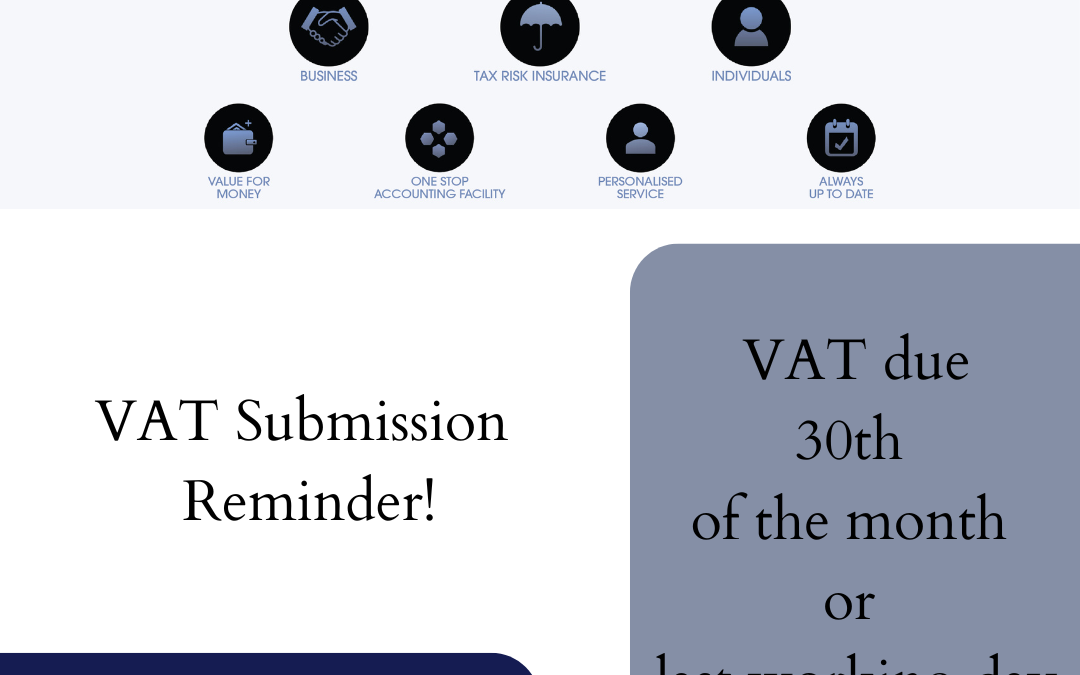 VAT Reminder – Friday 28th November 2025