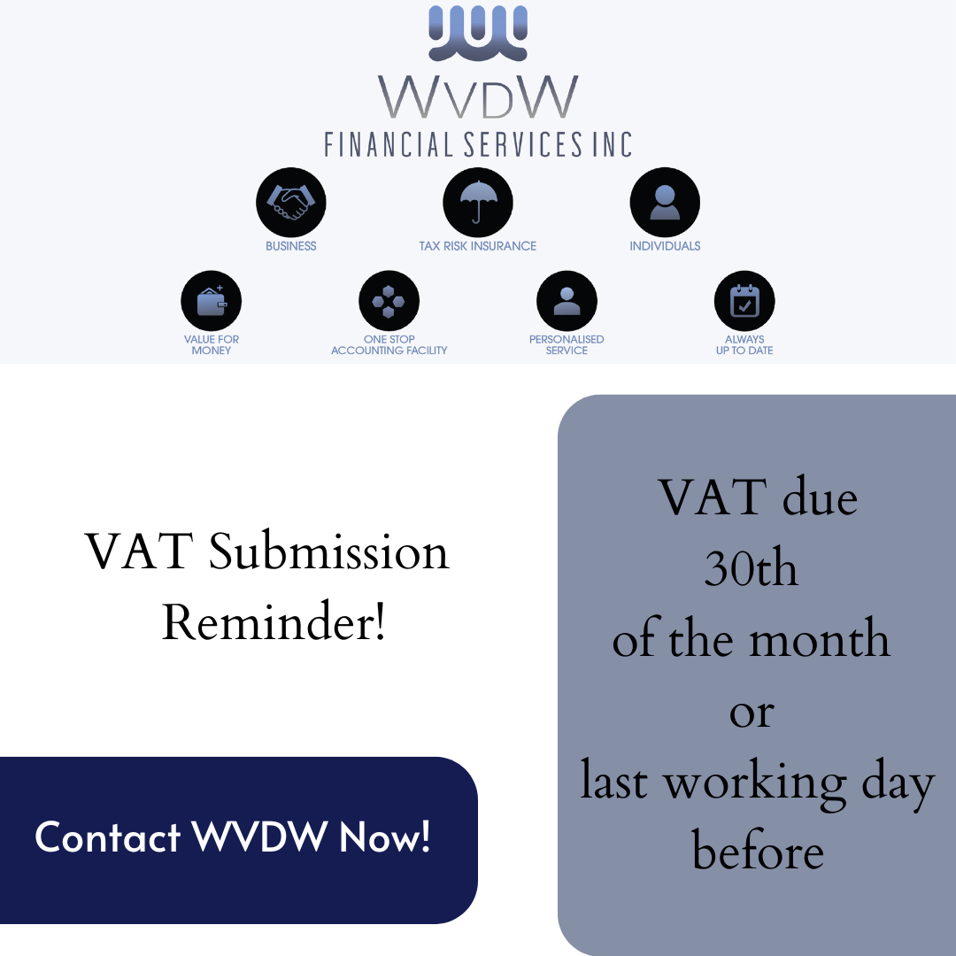 VAT Reminder – Friday 27th February 2025